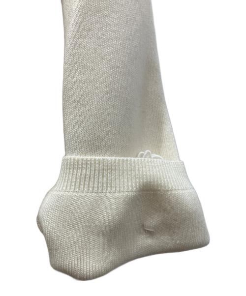 UNITED ARROWS（ユナイテッドアローズ）UNITED ARROWS (ユナイテッドアローズ) 3D フラワーモチーフ ニット プルオーバー オフホワイト サイズ:FREEの古着・服飾アイテム