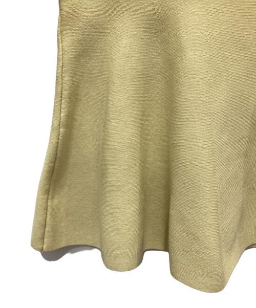 CELFORD（セルフォード）CELFORD (セルフォード) ペプラムニットセットアップ イエロー サイズ:36の古着・服飾アイテム