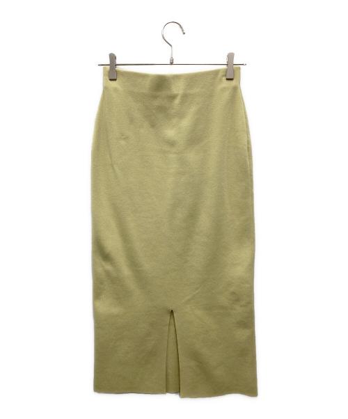 CELFORD（セルフォード）CELFORD (セルフォード) ペプラムニットセットアップ イエロー サイズ:36の古着・服飾アイテム