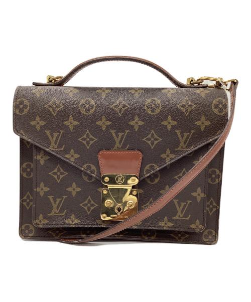 LOUIS VUITTON（ルイ ヴィトン）LOUIS VUITTON (ルイ ヴィトン) ハンドバッグ　モノグラム　モンソー26 ブラウンの古着・服飾アイテム