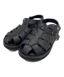 organic handloom（オーガニックハンドルーム）の古着「グルカサンダル」｜ブラック