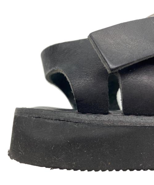 organic handloom（オーガニックハンドルーム）organic handloom (オーガニックハンドルーム) グルカサンダル ブラック サイズ:22cmの古着・服飾アイテム