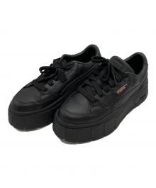 PUMA（プーマ）の古着「MAYZE STACK LTHR」｜ブラック