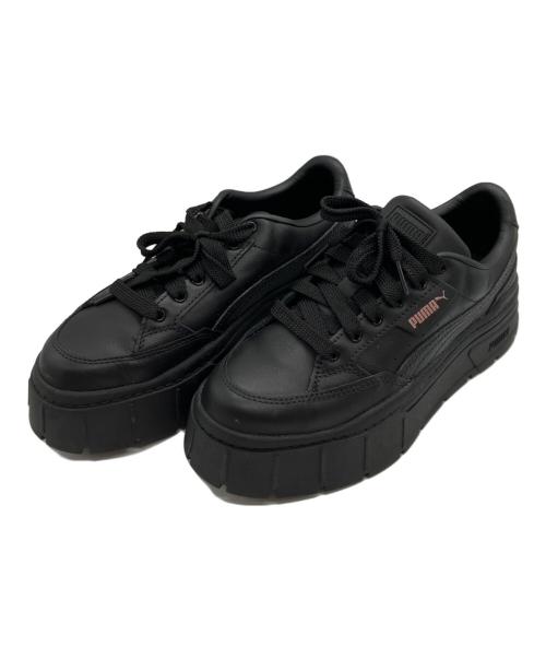PUMA（プーマ）PUMA (プーマ) MAYZE STACK LTHR ブラック サイズ:24の古着・服飾アイテム
