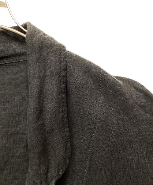 COMOLI（コモリ）COMOLI (コモリ) リネン クロス ジャケット ブラック サイズ:3の古着・服飾アイテム
