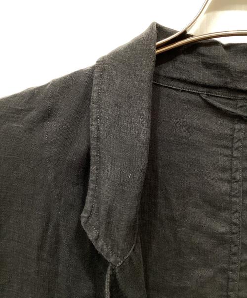 COMOLI（コモリ）COMOLI (コモリ) リネン クロス ジャケット ブラック サイズ:3の古着・服飾アイテム