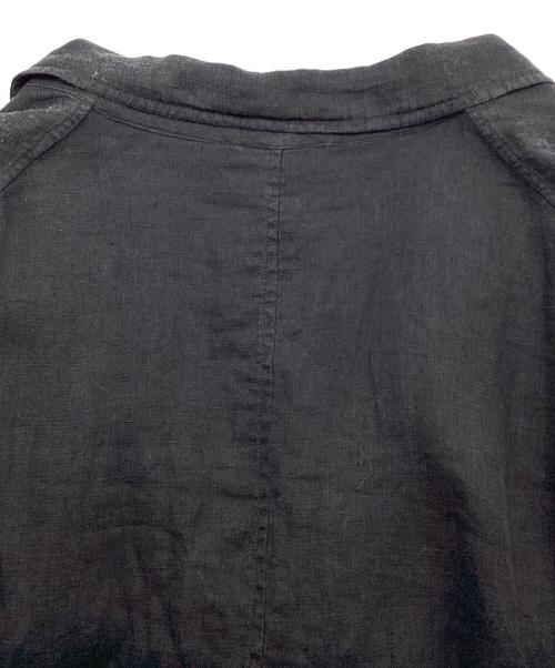 COMOLI（コモリ）COMOLI (コモリ) リネン クロス ジャケット ブラック サイズ:3の古着・服飾アイテム