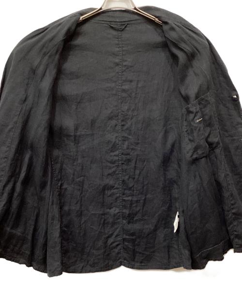 COMOLI（コモリ）COMOLI (コモリ) リネン クロス ジャケット ブラック サイズ:3の古着・服飾アイテム