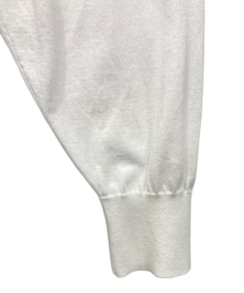 COMOLI（コモリ）COMOLI (コモリ) 18G Vネックカーディガン ホワイト サイズ:3の古着・服飾アイテム
