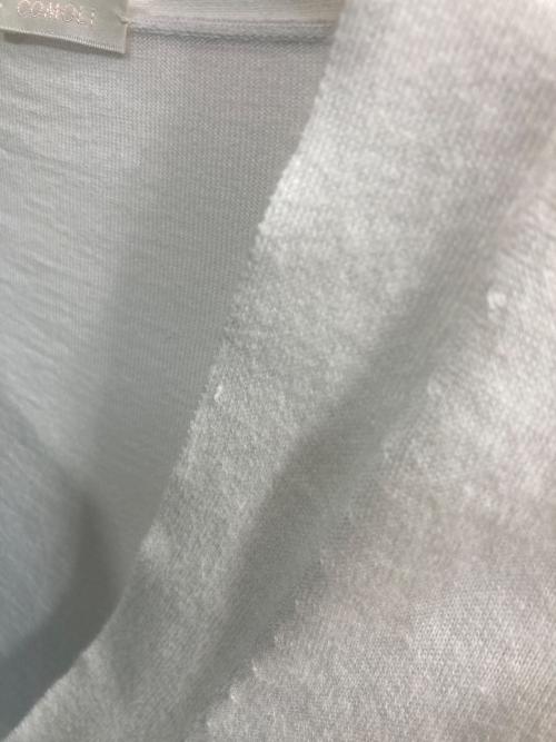 COMOLI（コモリ）COMOLI (コモリ) 18G Vネックカーディガン ホワイト サイズ:3の古着・服飾アイテム