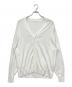 COMOLI（コモリ）の古着「18G Vネックカーディガン」｜ホワイト