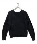 COMOLIコモリ）の古着「コットン ガンジーニット」｜ブラック