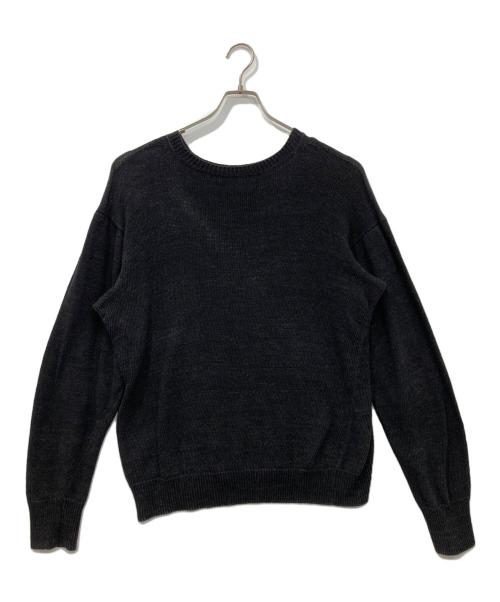 COMOLI（コモリ）COMOLI (コモリ) コットン ガンジーニット ブラック サイズ:FREEの古着・服飾アイテム