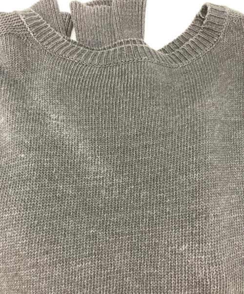 COMOLI（コモリ）COMOLI (コモリ) コットン ガンジーニット ブラック サイズ:FREEの古着・服飾アイテム