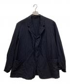 COMOLIコモリ）の古着「23SS 3Bウールストライプテーラードジャケット」｜ネイビー