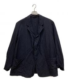COMOLI（コモリ）の古着「23SS 3Bウールストライプテーラードジャケット」｜ネイビー
