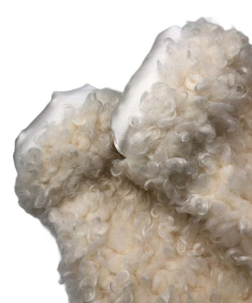 LEMONPLET（レモンプレット）LEMONPLET (レモンプレット) フェイクファージャケット オフホワイト サイズ:FREEの古着・服飾アイテム