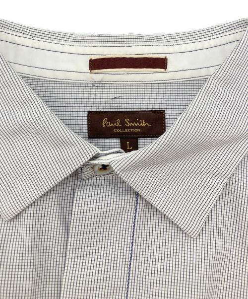 Paul Smith COLLECTION（ポールスミス コレクション）Paul Smith COLLECTION (ポールスミス コレクション) チェックシャツ グレー サイズ:Lの古着・服飾アイテム