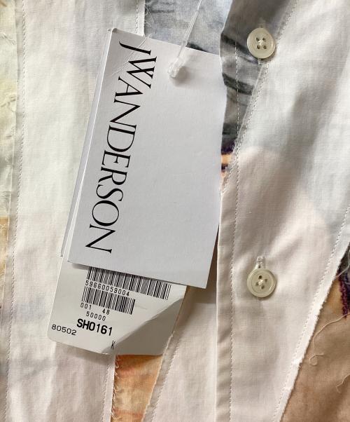 J.W.ANDERSON（ジェイダブリューアンダーソン）J.W.ANDERSON (ジェイダブリューアンダーソン) Pol Anglada print shirt ホワイト サイズ:38の古着・服飾アイテム