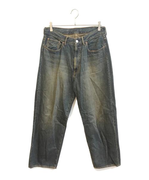 BEAMS（ビームス）BEAMS (ビームス) ワイドフィット デニムパンツ ダスティインディゴ サイズ:Mの古着・服飾アイテム