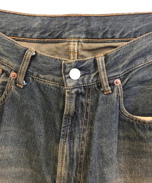 BEAMS（ビームス）BEAMS (ビームス) ワイドフィット デニムパンツ ダスティインディゴ サイズ:Mの古着・服飾アイテム