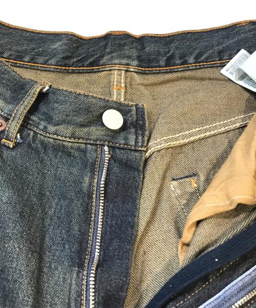 BEAMS（ビームス）BEAMS (ビームス) ワイドフィット デニムパンツ ダスティインディゴ サイズ:Mの古着・服飾アイテム