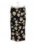 N°21（ヌメロヴェントゥーノ）の古着「花柄ロングタイトスカート」｜ブラック