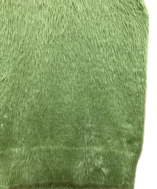 JIL SANDER（ジルサンダー）JIL SANDER (ジルサンダー) シルクシャギーノースリーブニット グリーン サイズ:46の古着・服飾アイテム