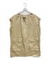 MM6 Maison Margiela（エムエムシックスメゾンマルジェラ）の古着「ネックギャザーワンピース」｜ベージュ