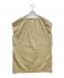 MM6 Maison Margiela (エムエムシックスメゾンマルジェラ) ネックギャザーワンピース ベージュ サイズ:36：8000円