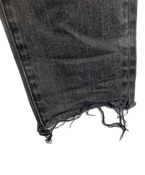 UNDERCOVER（アンダーカバー）UNDERCOVER (アンダーカバー) フリルデニムパンツ ブラック サイズ:2の古着・服飾アイテム