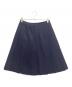 PRADA (プラダ) ウールプリーツスカート ネイビー サイズ:36：15000円