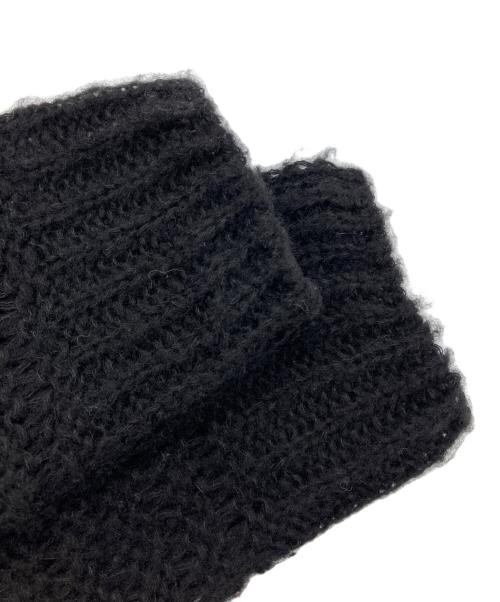 UNDERCOVER（アンダーカバー）UNDERCOVER (アンダーカバー) RANONES Tシャツレイヤード リバーシブルニット ブラック サイズ:2の古着・服飾アイテム