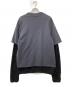 UNDERCOVER (アンダーカバー) RANONES Tシャツレイヤード リバーシブルニット ブラック サイズ:2：25000円