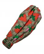GUCCIグッチ）の古着「ヘッドバンド」｜ベージュ