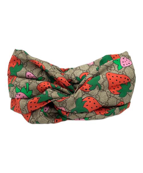 GUCCI（グッチ）GUCCI (グッチ) ヘッドバンド ベージュ サイズ:M(57cm)の古着・服飾アイテム