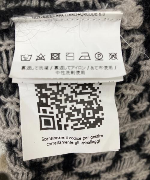 'S Max Mara（エスマックスマーラ）'S Max Mara (エスマックスマーラ) ニットワンピース ブラック×グレー サイズ:下記参照の古着・服飾アイテム