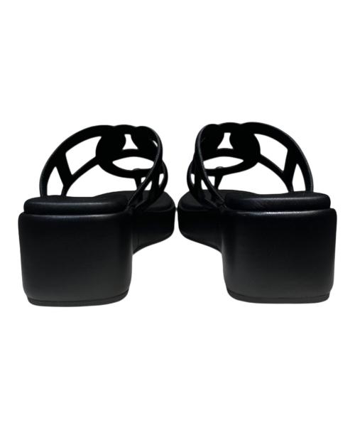 HERMES（エルメス）HERMES (エルメス) ジプシー シェーヌダンクル ブラック サイズ:37の古着・服飾アイテム