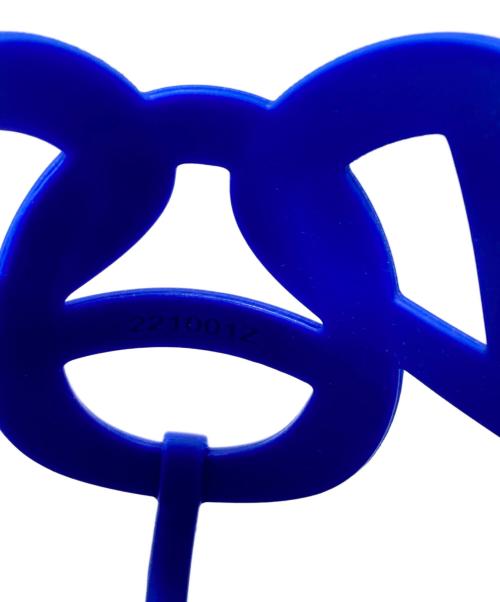 HERMES（エルメス）HERMES (エルメス) エジェリー サンダル ブルー サイズ:37の古着・服飾アイテム