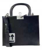 OFFWHITEオフホワイト）の古着「ミニボックス2WAYショルダーバッグ」｜ブラック