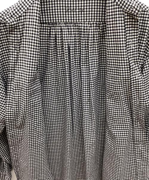 Porter Classic（ポータークラシック）Porter Classic (ポータークラシック) ROLL UP FLANNEL GINGHAM CHECK SHIRT ブラック サイズ:Mの古着・服飾アイテム