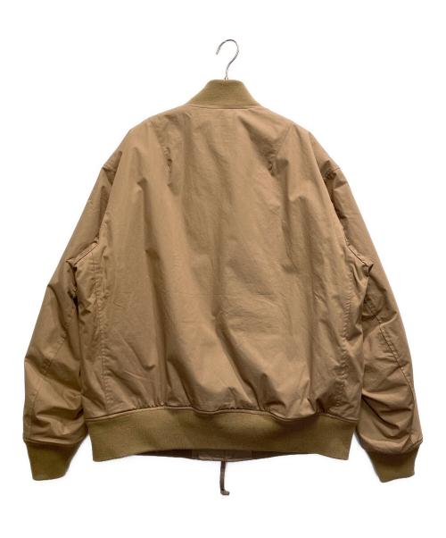 nanamica（ナナミカ）nanamica (ナナミカ) Insulation Varsity Jacket ライトブラウン サイズ:Mの古着・服飾アイテム