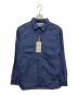 OMNIGOD（オムニゴッド）の古着「インディゴコットンリネンワークシャツ」｜インディゴ