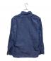 OMNIGOD (オムニゴッド) インディゴコットンリネンワークシャツ インディゴ サイズ:4 未使用品：6000円