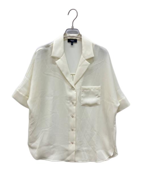 theory（セオリー）theory (セオリー) オープンカラーシャツ アイボリー サイズ:Ｓの古着・服飾アイテム