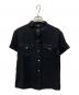 theory（セオリー）の古着「FLUID LYOCELL SS MLTRY SH」｜ブラック