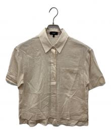theory（セオリー）の古着「半袖シアーシャツ」｜ベージュ