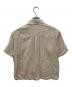 theory (セオリー) 半袖シアーシャツ ベージュ サイズ:Ｓ：5000円