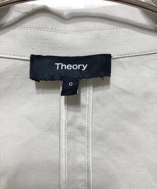 theory（セオリー）theory (セオリー) Eco Crunch Wash RLD SLV BF JKT U/エコクランチウォッシュ グレーの古着・服飾アイテム