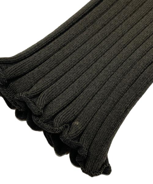 FETICO（フェティコ）FETICO (フェティコ) RIB KNIT SLIT TOP ブラウン サイズ:1の古着・服飾アイテム